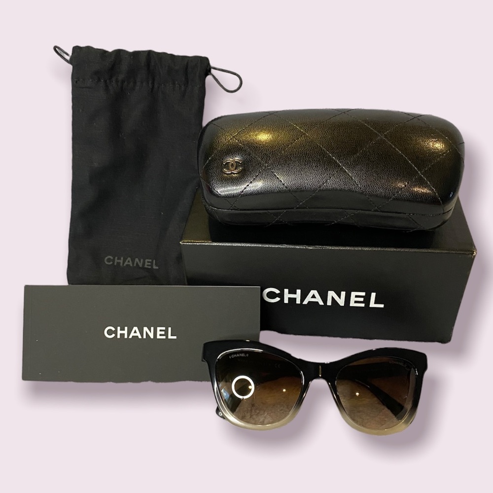 Chanel Ombré sunglasses Cat eye - Picture 2 of 13